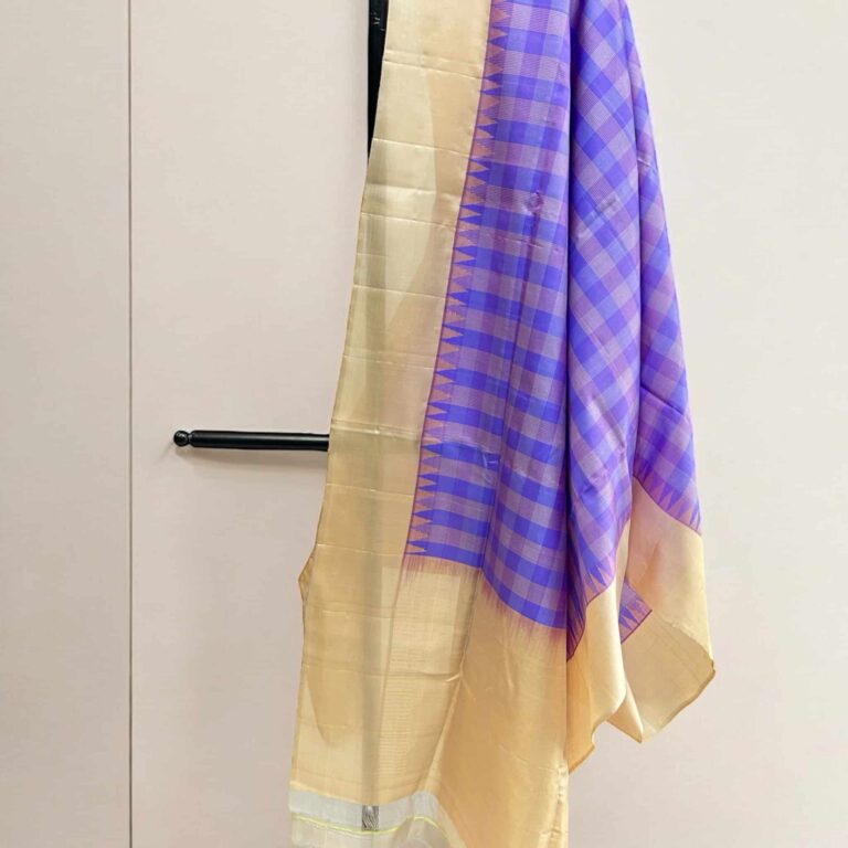 Lavender duppata gadwal
