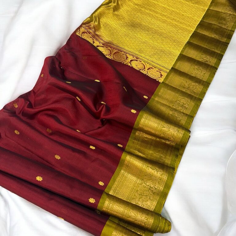Maroon sico gadwal - view 2