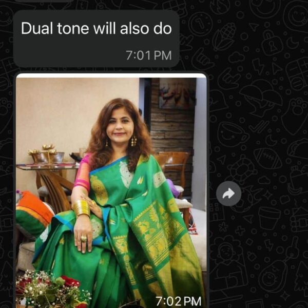 Customer review of Gadwal saree from Srilatha Gadwal Saree House
