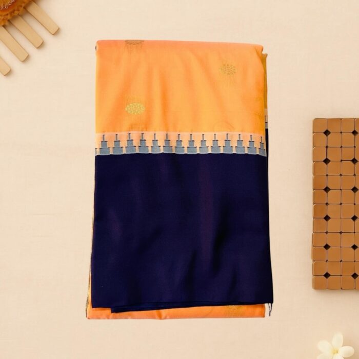 Light Kanakabaram Semi Gadwal Saree