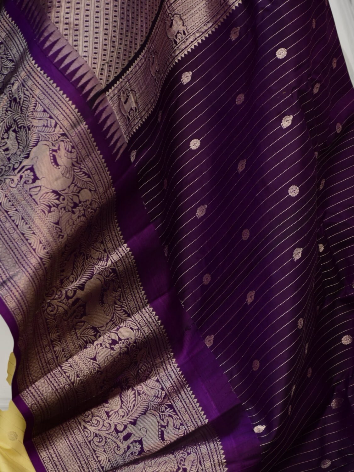 Rama Green Pure Silk Saree