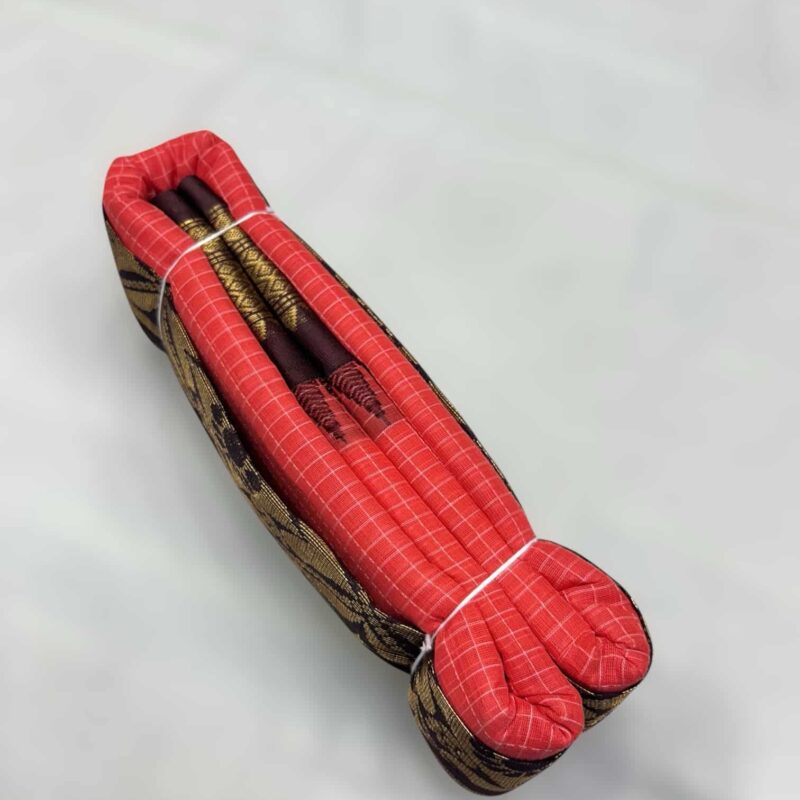 Kanakambaram Pure Cotton Gadwal Saree