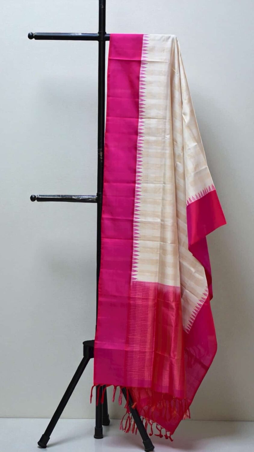 Cream gadwal duppata