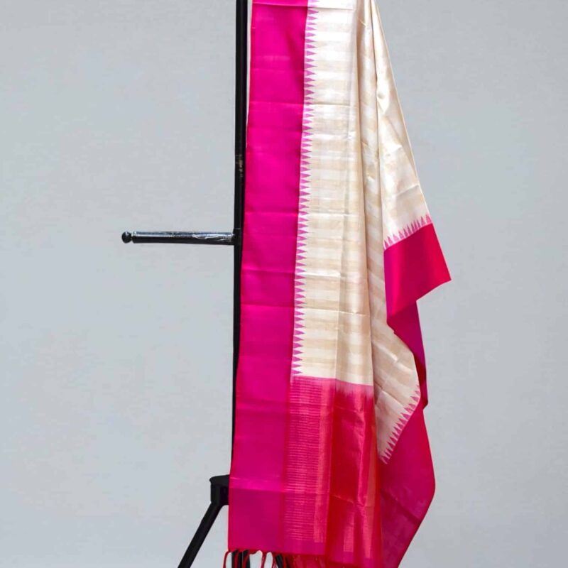 Cream gadwal duppata Copy - view 5