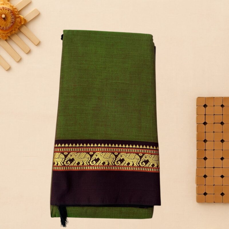 Leaf green Mercerized Cotton