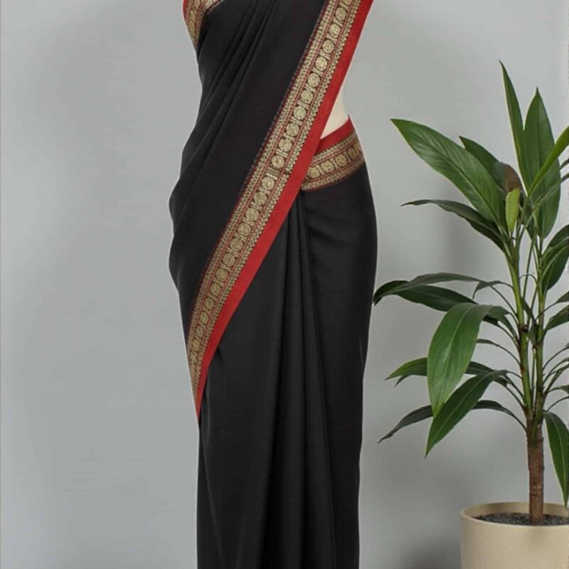 Black Pure Mercerised Cotton