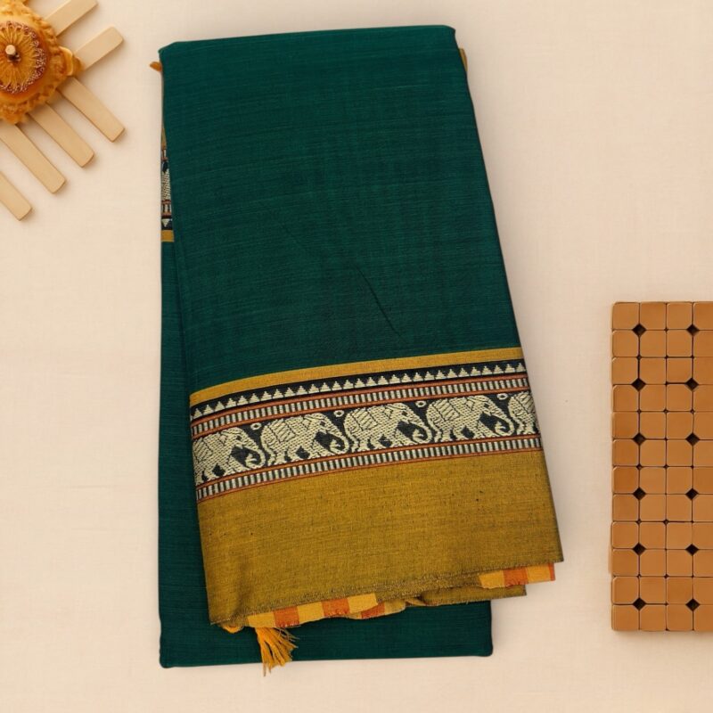 Bottle Green Mercerised Pure Cotton