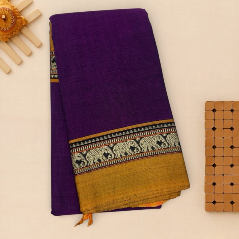 Purple Pure Mercerised Cotton