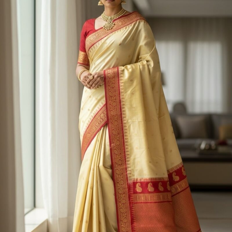 Cream pure gadwal - view 2