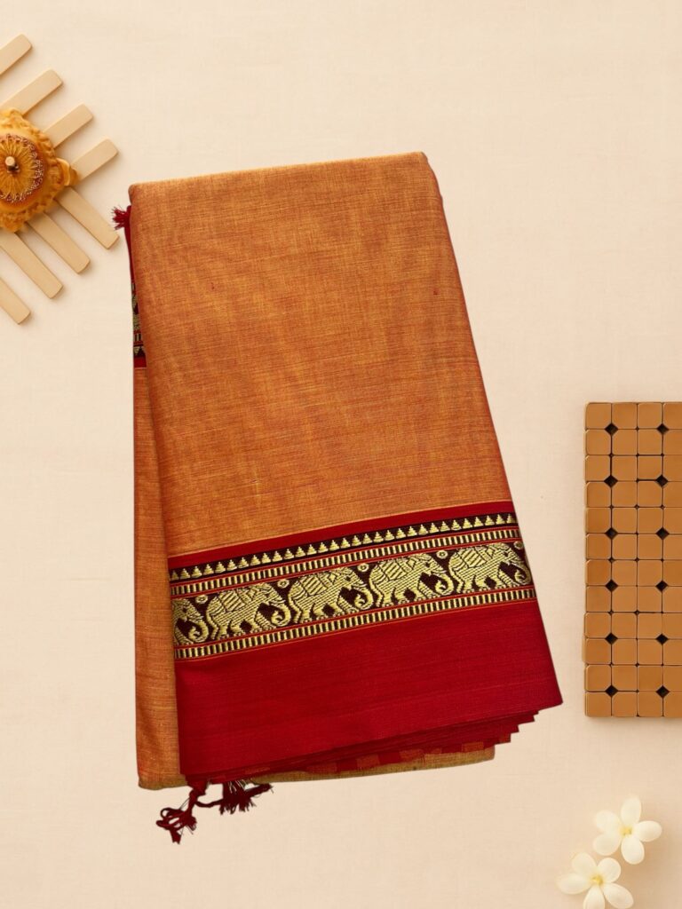 Mustered yellow pure  cotton