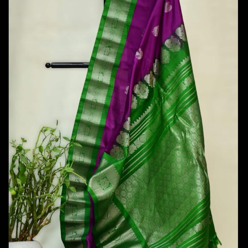 Pink Pure Silk Saree - view 3
