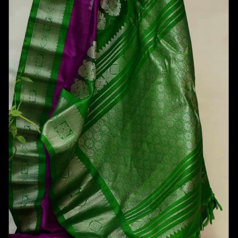 Pink Pure Silk Saree - view 4