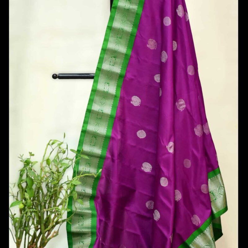 Pink Pure Silk Saree - view 5