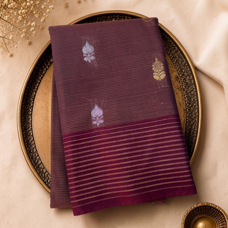Wine Maroon Sico Gadwal