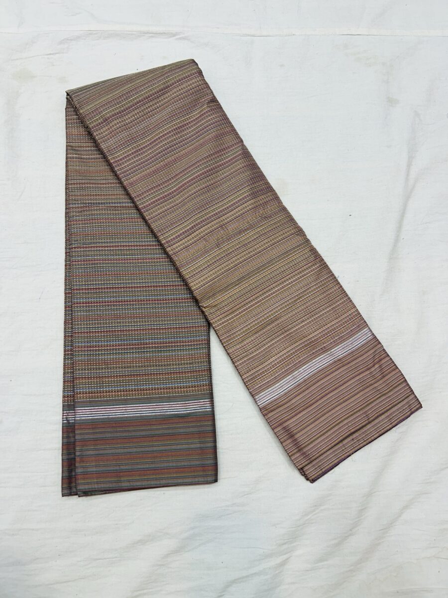 Multi-Color Striped Fancy Saree
